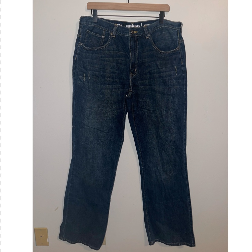 Urban Pipeline mens distressed jeans